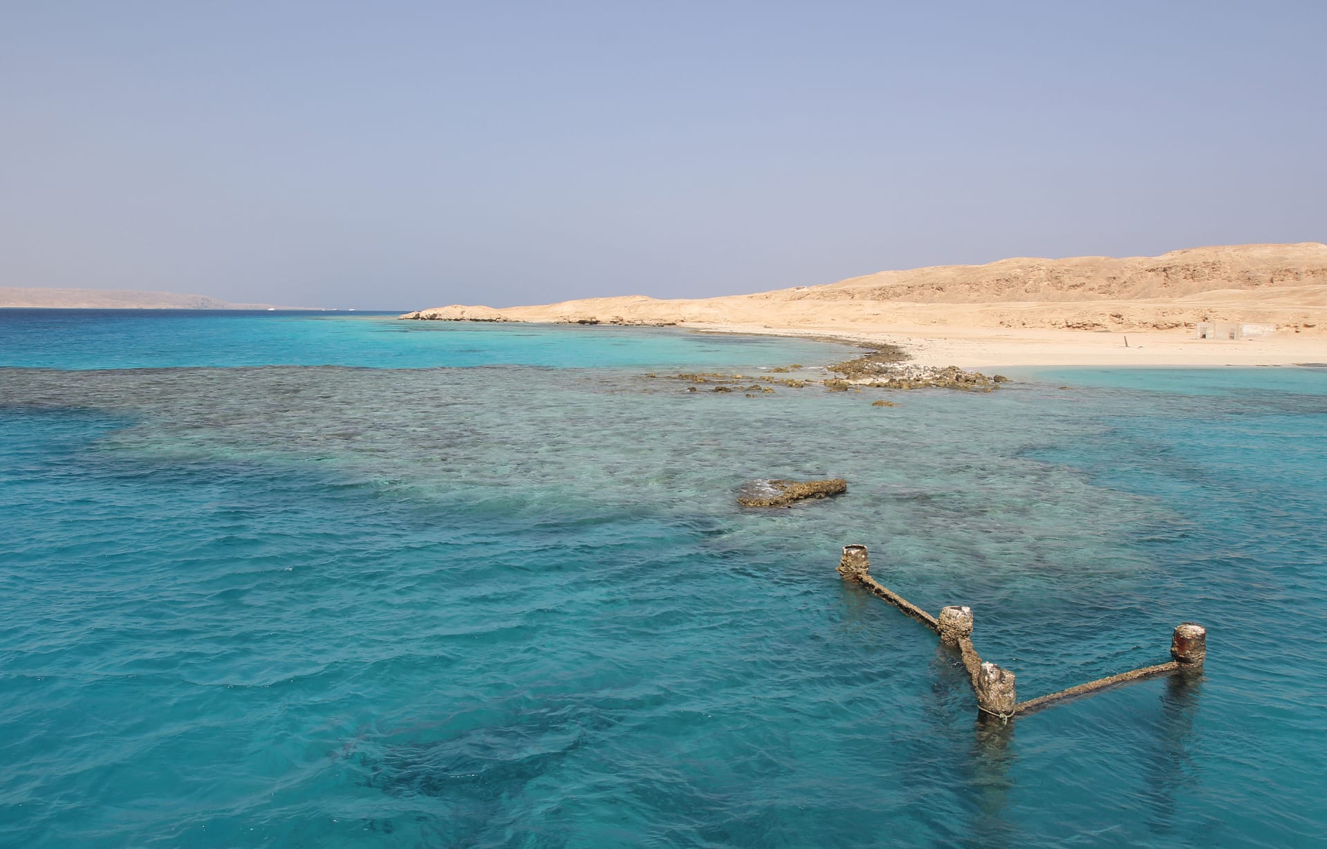 Red Sea waters where researchers explore possible evidence of Pharaoh’s army beneath the sea.